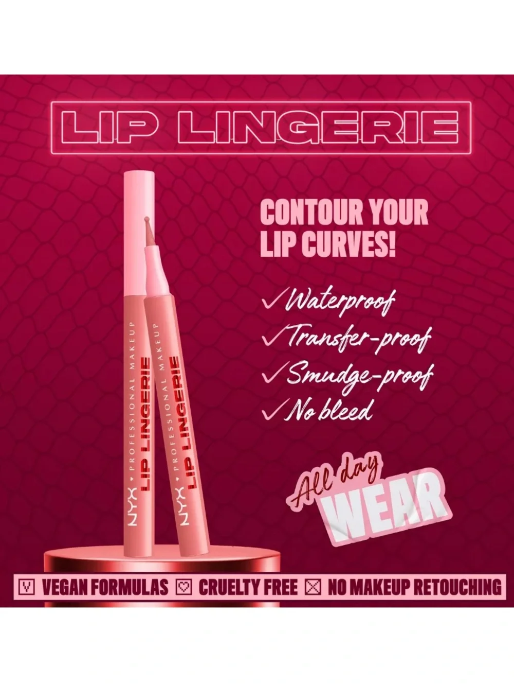 NYX Lip Lingerie Lip Liner CUFF ME NEW IN BOX